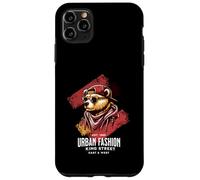 Bear Urban Fashion Illustration Case for iPhone 11 Pro Max