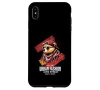 Bear Urban Fashion Illustration Case for iPhone XS Max