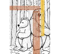 Bear vs. Bigfoot: A Playful Zentangle Coloring Adventure: 41 humorous and relaxing patterns of Bear and Bigfoot in playful wilderness scenes