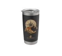 Bear Wanderer Not All Wander Lost Design Stainless Steel Insulated Tumbler