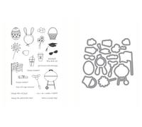 Bear Ware 3 for All Inside Bear (Sold Separately) by Julie Ebersole, Essentials by Ellen Stamp & Die Combo