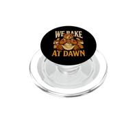 Bear We Bake At Dawn Early Morning Bakers PopSockets PopGrip for MagSafe