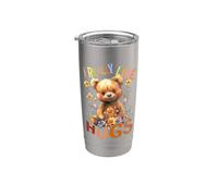 Bear with Flowers Cute snugglebear Really Like hugs Daughter Stainless Steel Insulated Tumbler