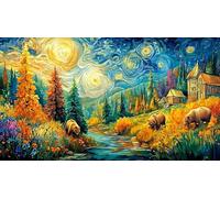 Bear with honeycomb under a mossy tree 1000 Piece Adult Jigsaws - Recycled Paper Great Gift Idea Wall Decoration & Activity 38x52/1000pcs