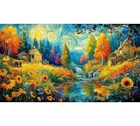 Bear-with-honeycomb-under-a-mossy-tree Puzzle for Adults 1000Pc Recycled Paper Beautiful Decoration Puzzle Challenging for Decompression and Wall Decor Great Gift Idea 38x52/1000pcs