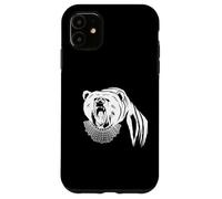 Bear with Ruth Bader Ginsburg Collar I Dissent RGB Case for iPhone 11