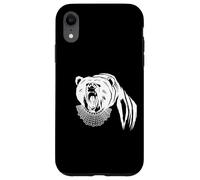 Bear with Ruth Bader Ginsburg Collar I Dissent RGB Case for iPhone XR