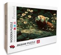 Bear Wooden Jigsaw Puzzles 179x105cm, Flower Jigsaw Puzzles 6000 Piece for Adults with Box, Educational Challenging Game, Gifts for Teens, Back Lettering Easy to Distinguish, Home Decoration, 4-1982
