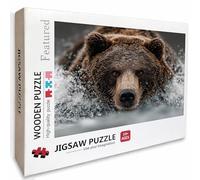 Bear Wooden Jigsaw Puzzles 70x41in, Animal Jigsaw Puzzles 6000 Pieces for Adults with Box, Educational Challenging Game, Back Lettering Easy to Distinguish, Summer Gifts, Beautiful Decoration, X-9571
