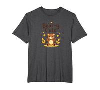 Bear-y Cute Adorable Teddy Stars Kids Autumn Gift T-Shirt, Men's Big and Tall, Dark Heather Grey, 5X Tall