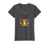 Bear-y Cute Adorable Teddy Stars Kids Autumn Gift T-Shirt, Women, Dark Heather Grey, S