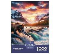 Bear1000 Piece Jigsaw Puzzle for Adultsjigsaw Puzzle Premium Box, Extra Fun Challenges, for Women/Men, 1000 - Piece Challenging Game70x50cm/1000pcs