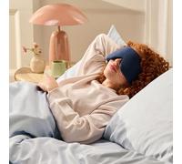 Bearaby Midnight Blue Sleep Mask 23” x 4” Weighted Eye Mask for Sleeping 0.75 lbs 100% Light Blocking Mask for Travel and Rest Silky Soft Fabric for Deep Gentle Sleep