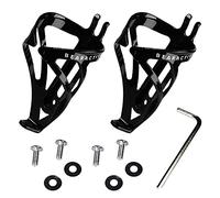 Bearactive 2 Pack Bike Bottle Holder with Fittings - 4 Screws, 4 Washers and 1 Wrench - Quick and Easy Install Lightweight Plastic Bottle Cages for Road and Mountain Bikes