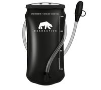 Bearactive Hydration Bladder, Water Bladder 2L for Running Backpack with BPA-Free TPU, Hydration Pack, Leak-Proof Water Pouch, No Plastic Smell - Hiking, Running, Cycling & Camping (Black, 1 Litre)