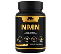 Bearactive NMN Nicotinamide Mononucleotide 500mg, 30 Capsules - Boosts NAD+ for Anti-Aging, Energy, Cellular Health & Longevity - Sustained Release Capsules - Vegan NMN Supplements UK
