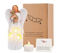 BEARAE Dog Memorial Gifts, Dog Figurine, Dog Theme Candlestick, Animal Memorial Gifts, Mourning Gifts, Sympathy Gifts After Dog Loss