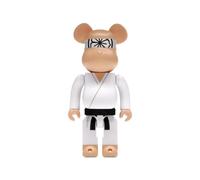 BearBrick Cobra Kai Miyagi-Do 400% logo-print collectible figurine - White OS