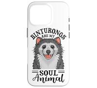 Bearcat Animal Design for a Binturong Lover Case for iPhone 16 Pro