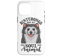 Bearcat Animal Design for a Binturong Lover Case for iPhone 16 Pro Max