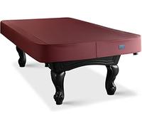 BEARCOVER Heavy Duty Leatherette Billiard Pool Table Cover, Waterproof & Tearproof Cover for Pool Table 7/8/9FT (10 Colors Available) (8 Feet/ Bordeaux red)