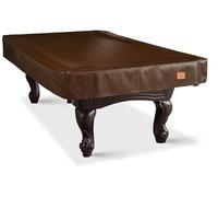 BEARCOVER Heavy Duty Leatherette Billiard Pool Table Cover, Waterproof & Tearproof Cover for Pool Table 7/8/9FT 7Feet-Coffee