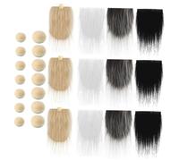 Beard Accessories for DIY Gnome Beards, Made of Durable Polyester (Assorted Color - theme: santa claus styling accessories to add fun and festive atmosphere to your holiday outfit party fake...