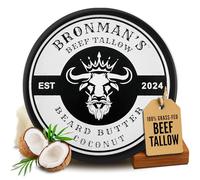 Beard Beef Tallow Butter for Men - 100ml - Coconut Beard Balm with Shea Butter - Deep Moisturising Beard and Skin