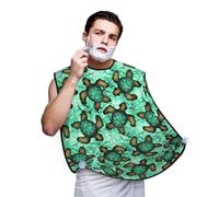 Beard Bib Apron Hair Catcher for Men - Sea Turtle(N) Beard Hair Catcher for Sink Non-Stick Cape for Shaving For Grooming Mens Accessories with 2 Suction Cups