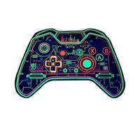 Beard Blanket Cute Gaming Rug Cartoon Game Console Game Controller Floor Mats Non Slip Extra Soft Absorbent Rugs Machine Washable Mat Room Carpet Shower Mat Indoor Door Rugs (C, One Size)
