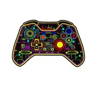 Beard Blanket Cute Gaming Rug Cartoon Game Console Game Controller Floor Mats Non Slip Extra Soft Absorbent Rugs Machine Washable Mat Room Carpet Shower Mat Indoor Door Rugs (B, One Size)