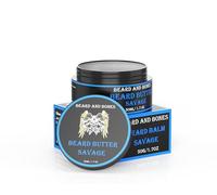 Beard & Bones 50ml Beard Butter for Men | Shea & Cocoa Butter (Savage)