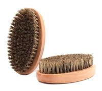 Beard Brush, First Cut Boar Bristles, Shaving Brush Exfoliates Skin - Men To Tame and Soften Your Facial Hair