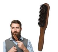 Beard Brush for Men. Boar Bristle Beard Brush with Beechwood Handle for Grooming & Growth. Boar Bristle Brush for Daily Care. Natural Hair Brush