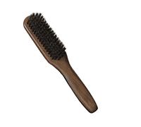 Beard Brush for Men, Slick Back hair Brushs, Beard Brush for Men's Beard and Hair Care, Boar Bristle Boar Brushs, Straighten and Promote Hair Growth, Ideal for Men's Gifts, Brown