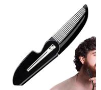 Beard Brush | Pocket Moustache Care Brush, Fine Tooth Comb for Hair and Beard - For Use when Travel, Commuting, Salon, Hairdresser, Home, Dorm, Handbag and Awakening