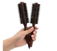 Beard Brush Round, 2 Small Round Hair Brush Set for Grooming, Beard Brush for Styling Control, The Beard Struggle Brush for Daily Use