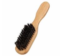 Beard Brush with Boar Bristles, Travel Moustache Comb, Beard Straightener, Beard Hair Brush for , Smoothing, Care and Shaping