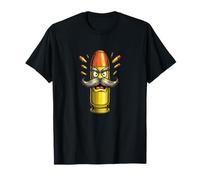 Beard Bullet Costume for Mustache and Ammunition Lovers T-Shirt
