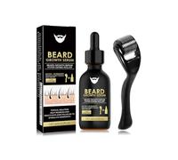 Beard Care Essence Roller Set, Easy and Gentle Use with Massage Roller, Deep Care for Soft and Nourished Beard, Moisturising and Strengthening, Ideal for Men with Beard