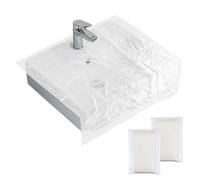 Beard Catcher for Sink, Beard Bib Pack of 40, Disposable Beard Catcher for Shaving, Sink Cover for Shaving & Trimming Clear, Stop Worrying About Cleaning Beard Gifts for Men