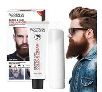 Beard Colour for Men - Natural Hair Colour Beard | Durable Colour Cream Easy to Use without Ammonia | Men's Beard Dye - Care Styling Daily Use