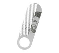 Beard Comb - Facial Grooming Accessory for Men | Pocket Sized Neatener with Action Teeth & Precision Finishing Edge for Sideburns, Goatees, Jawlines and Stubble Maintenance