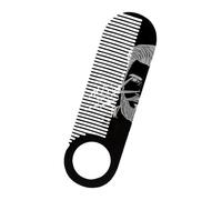 Beard Comb - Facial Grooming Accessory for Men | Pocket Sized Neatener with Action Teeth & Precision Finishing Edge for Sideburns, Goatees, Jawlines and Stubble Maintenance