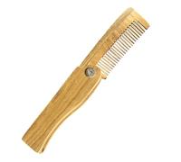 Beard Comb - Foldable Beard Cleaner Comb,Men's Pocket Anti-Static, Folding Wooden, Cleaner, Portable Combs for Men