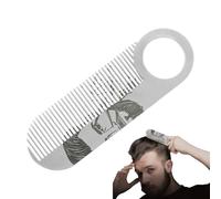 BEARD COMB for Men - Training Tool | Bustache Bustache Comb | Small Moustache Brush | Use Portable Ergonomic Tool Bumpa Bearded Heart Details Ideal