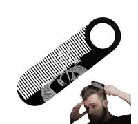 Beard Comb - Moustache Styling Brush - Portable Ergonomic Shaping Tool 2-in-1 Execution Brush Men Gift Idea