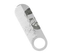 Beard Comb, Mustache Styling Brush, 4.02 x 1.26 inches Anti Snag Grooming Tool, Portable Double-Sided Shaper, Precision Hair Detailing Accessory for Men, Father, Husband, Travel, Daily