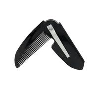 Beard Comb - Mustache Styling Brush for Grooming | Natural Sandalwood with Anti-Static Teeth & Fine Tooth Hair Care for Travel, Commute, Salon and Hairdressing Professional Barbering Needs