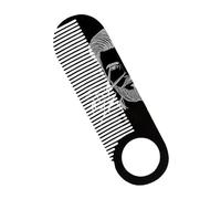 Beard Comb, Small Mustache Brush, Anti Snag Styling Tool, Use Grooming Design, Compact and Portable Shaper, for Men, Fathers, and Facial Hair Care 4.02x1.26x0.08 Inches